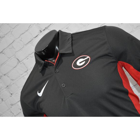 Nike Other - Nike UGA Golf Polo Shirt Mens Size Small Dawgs University Georgia Bulldogs Gray